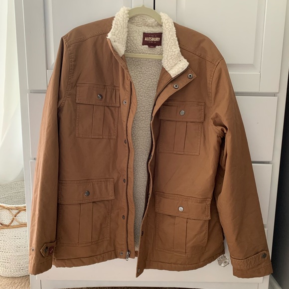 Alesbury Jackets & Coats Alesbury Mens Corduroy Sherpa Lined Jacket Poshmark